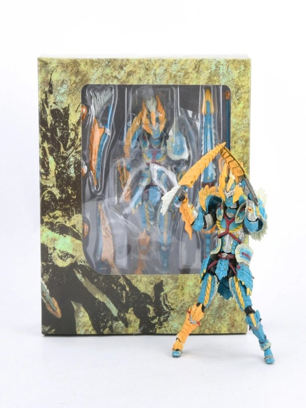 Monster Hunter World Greatsword Swordsman Zinogre Set 6" Action Figure Toys Gift